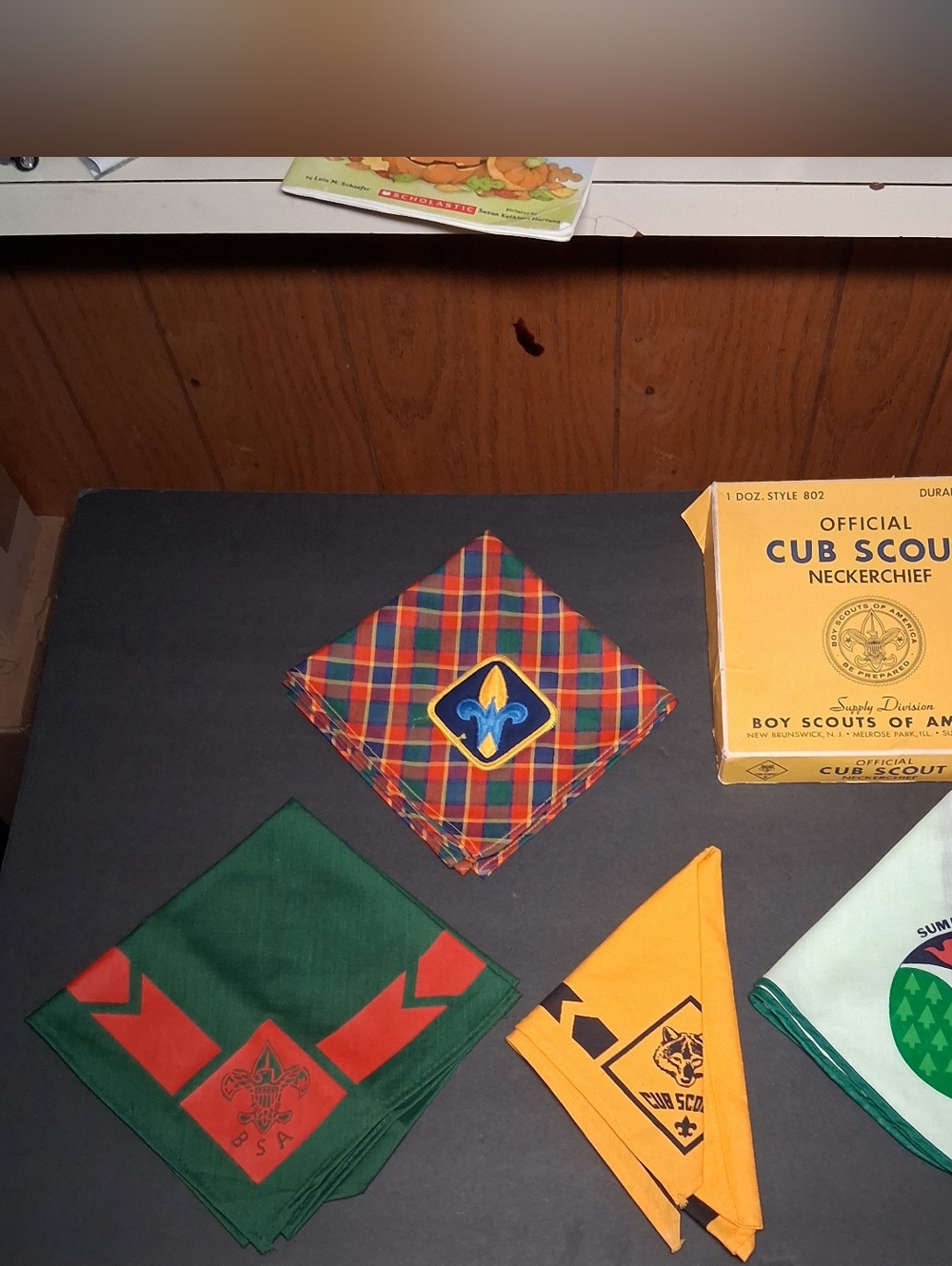 BSA Neckerchief Lot Vintage Used with Box Lot of 4